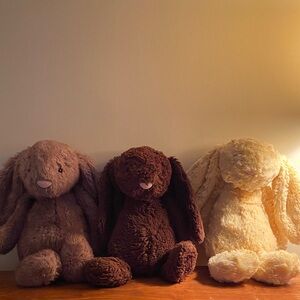 Jellycat bunny lot x3